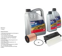 Febi Controllo Set 7L Longlife Plus 5W-30 per Mercedes-Benz Gle W166 350 a D