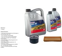 Febi Controllo Set 7L Longlife Plus 5W-30 per Nissan Interstar Bus X70 DCI