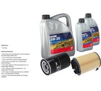 Febi Controllo Set 7L Longlife Plus 5W-30 per VW Golf VI 5K1 1.6 Audi A3