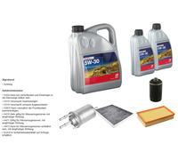FEBI Controllo Set 7L Longlife Plus 5W-30 Per VW Multivan VI SGF SGM SGN