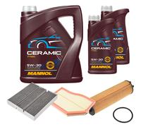 FEBI Controllo Set 7L MANNOL Ceramic 5W-30 Per Mercedes-Benz B-Klasse GLA