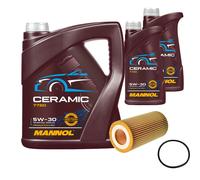 FEBI Controllo Set 7L MANNOL Ceramic 5W-30 Per VW Amarok 3.0 TDI 4motion