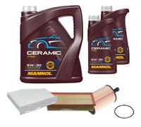 FEBI Controllo set 7L MANNOL Ceramic 5W-30 per VW Tiguan 2.0 TDI 4motion