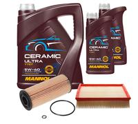 FEBI Controllo Set 7L MANNOL Ceramic 5W-40 Per Audi A4 Avant 1.9 TDI