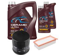 FEBI Controllo Set 7L MANNOL Ceramic 5W-40 Per Dacia Dokker 1.6 Duster