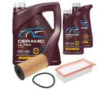 FEBI Controllo Set 7L MANNOL Ceramic 5W-40 Per Dacia Dokker Express