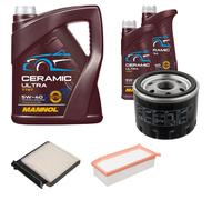 FEBI Controllo Set 7L MANNOL Ceramic 5W-40 Per Dacia Duster