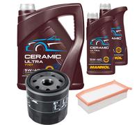 FEBI Controllo Set 7L MANNOL Ceramic 5W-40 Per Dacia Duster Lodgy 1.5 dCi