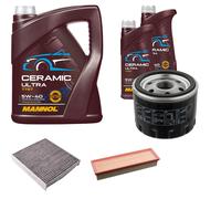 FEBI Controllo set 7L MANNOL Ceramic 5W-40 per Dacia Logan MCV II