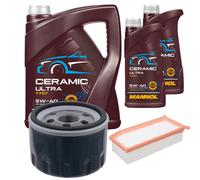 FEBI Controllo Set 7L MANNOL Ceramic 5W-40 Per Dacia Logan MCV II