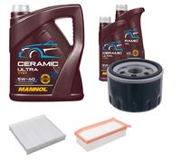 FEBI Controllo Set 7L MANNOL Ceramic 5W-40 Per Dacia Logan MCV II