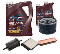 FEBI Controllo Set 7L MANNOL Ceramic 5W-40 Per Dacia Sandero Logan MCV 1.4
