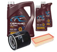 FEBI Controllo Set 7L MANNOL Ceramic 5W-40 Per Fiat Ulysse 2.2 D Multijet
