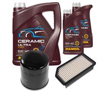 FEBI Controllo Set 7L MANNOL Ceramic 5W-40 Per Hyundai I20 1.2