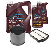 FEBI Controllo Set 7L MANNOL Ceramic 5W-40 Per KIA Sportage 1.6 GDi 2.0 CVVT