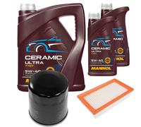 FEBI Controllo Set 7L MANNOL Ceramic 5W-40 Per KIA Stonic 1.0 T-GDi 1.2 CVVT