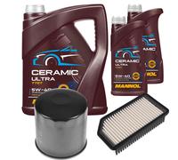 FEBI Controllo Set 7L MANNOL Ceramic 5W-40 Per KIA Venga 1.6 CVVT