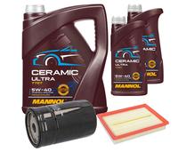 FEBI Controllo Set 7L MANNOL Ceramic 5W-40 Per Mazda 2 1.6