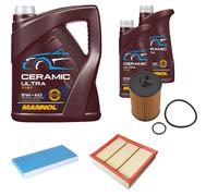 FEBI Controllo Set 7L MANNOL Ceramic 5W-40 Per Mercedes-Benz A-Klasse