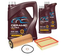 FEBI Controllo Set 7L MANNOL Ceramic 5W-40 Per Mercedes-Benz C-Klasse CLK