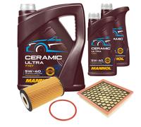 FEBI Controllo Set 7L MANNOL Ceramic 5W-40 Per Opel Insignia A Caravan 1.8