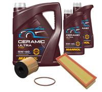 FEBI Controllo Set 7L MANNOL Ceramic 5W-40 Per Peugeot 206 Schrägheck 1.4i