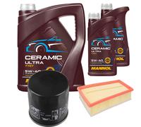 FEBI Controllo Set 7L MANNOL Ceramic 5W-40 Per Renault Fluence 2.0 16V