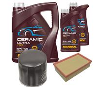 FEBI Controllo Set 7L MANNOL Ceramic 5W-40 Per Seat Leon ST 1.2 TSi