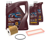 FEBI Controllo Set 7L MANNOL Ceramic 5W-40 Per Smart Fortwo Coupe 0.8 CDI