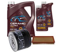FEBI Controllo Set 7L MANNOL Ceramic 5W-40 Per Volvo V70 I 2.5 Turbo AWD 2.3