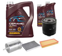 FEBI Controllo Set 7L MANNOL Ceramic 5W-40 Per VW Golf IV 1.6 FSI