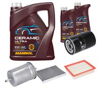 FEBI Controllo Set 7L MANNOL Ceramic 5W-40 Per VW Golf IV Cabriolet 2.0