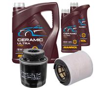 FEBI Controllo Set 7L MANNOL Ceramic 5W-40 Per VW Polo 1.2 TSI Audi A1 Ibiza