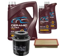 FEBI Controllo Set 7L MANNOL Ceramic 5W-40 Per VW Touran 1.4 TSI Tiguan