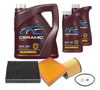 FEBI Controllo set 7L MANNOL Ceramica 5W-30 per BMW 3 grani Turismo 320i