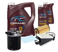 FEBI Controllo set 7L MANNOL Ceramica 5W-30 per Mercedes-Benz classe C