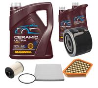 Febi Controllo Set 7L mannol Ceramica 5W-40 per Fiat Ducato Autobus 130