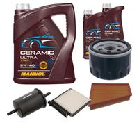 Febi Controllo Set 7L mannol Ceramica 5W-40 per Renault Twingo II 1.6 Rs