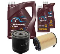 Febi Controllo Set 7L mannol Ceramica 5W-40 per VW Golf V 1.4