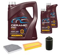 Febi Controllo Set 7L mannol Ceramica Pro 10W-40 per Audi A4 di Avant 8K5