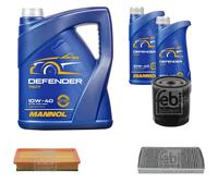 Febi Controllo Set 7L mannol Defender 10W-40 per Citroën C5 Rottura II Re