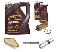 Febi Controllo Set 7L mannol Diesel Tdi 5W-30 per BMW X1 E84,Xdrive18d