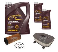 Febi Controllo Set 7L mannol Diesel Tdi 5W-30 per BMW X5 E70 di Xdrive30d