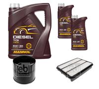 FEBI Controllo Set 7L MANNOL Diesel TDI 5W-30 Per Toyota Land Cruiser