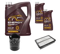 FEBI Controllo Set 7L MANNOL Energy Combi LL 5W-30 Per Hyundai Tucson JM