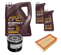Febi Controllo Set 7L mannol Energy Combi Ll 5W-30 per Nissan Qashqai + 2