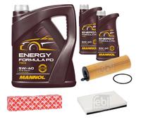 FEBI Controllo set 7L MANNOL Energy Formula PD 5W-40 per Mercedes-Benz