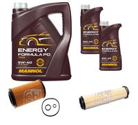 FEBI Controllo set 7L MANNOL Energy Formula PD 5W-40 per Mercedes-Benz