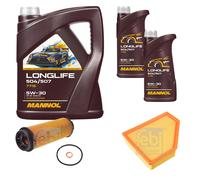 FEBI Controllo Set 7L MANNOL LONGLIFE 504/507 5W-30 Per BMW Z4 Roadster