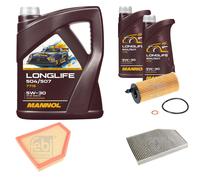 FEBI Controllo Set 7L MANNOL LONGLIFE 504/507 5W-30 Per BMW Z4 Roadster